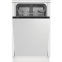 GRADE A2 - Beko DIS15012 10 Place Slimline Fully Integrated Dishwasher