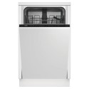 DIS15020 Beko DIS15020 Integrated Slimline Dishwasher – Quick&Shine™, Black Control Panel