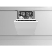 Beko Integrated Slimline Dishwasher - Fast+ - Black control panel