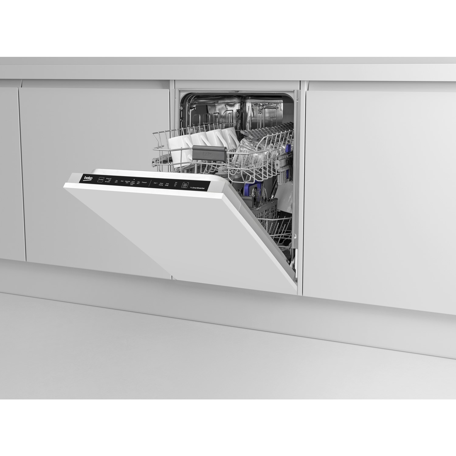 Beko Fully Integrated Slimline Dishwasher DIS16R10 Appliances Direct