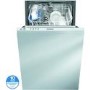 GRADE A1 - Indesit DISR14B1 10 Place Slimline Fully Integrated Dishwasher