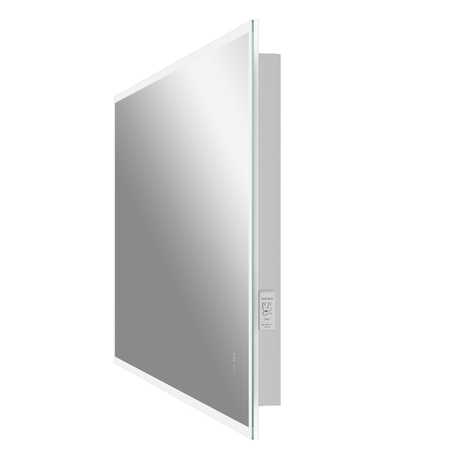 Rectangular LED Bathroom Mirror with Bluetooth & Shaver Socket 1400 x