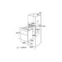 GRADE A2 - CDA DK1151SS Tall Electric Built In Double Oven - Stainless Steel