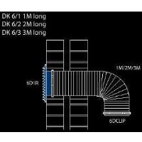Elica DK6/3 150mm Wide 3m Long Round Flexi Ducting Kit