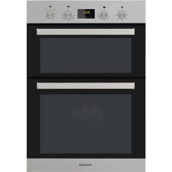 Hotpoint Built-In Electric Double Oven - Stainless Steel