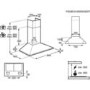 AEG 3000 Series 90cm Chimney Cooker Hood - Stainless Steel