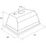 GRADE A1 - AEG DL7275-M9 73cm Canopy Cooker Hood in Stainless Steel