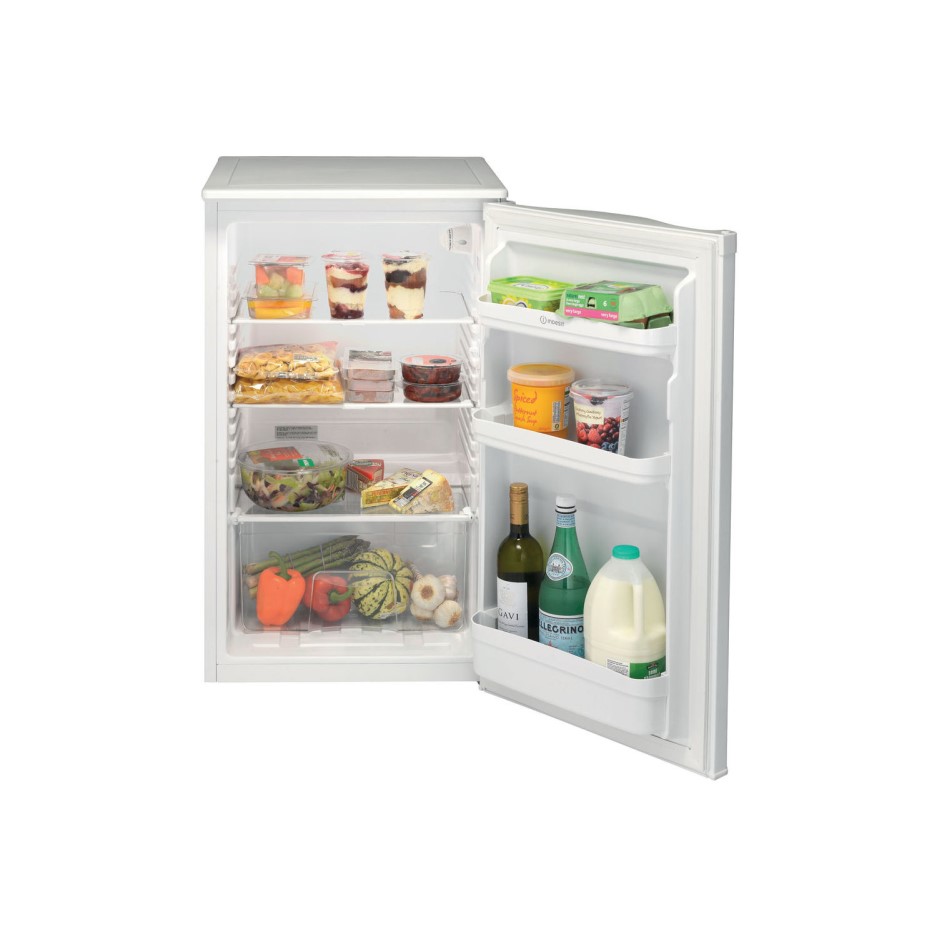Indesit DLAA50 84x50cm 117L Under Counter Freestanding Fridge White