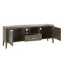 Large Dark Wooden TV Stand with Storage - TV's up to 65" - Delilah