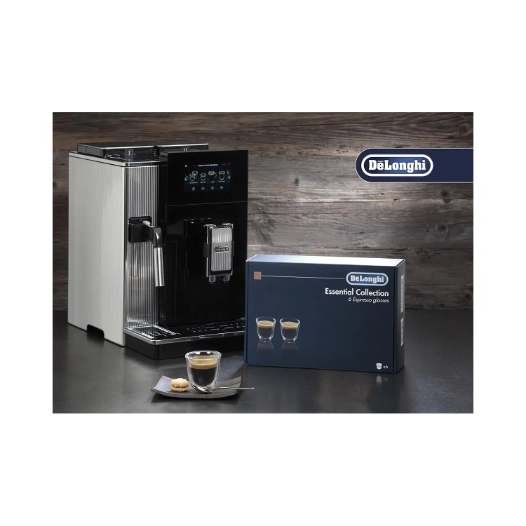 Delonghi Espresso Coffee Glasses - Set of 6