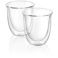 Delonghi Double Wall Cappuccino Glasses - Set Of 2
