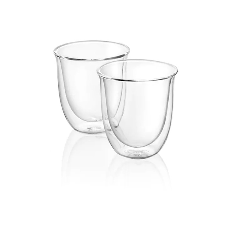 Delonghi Double Wall Cappuccino Glasses - Set Of 2