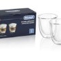 Delonghi Double Wall Cappuccino Glasses - Set Of 2