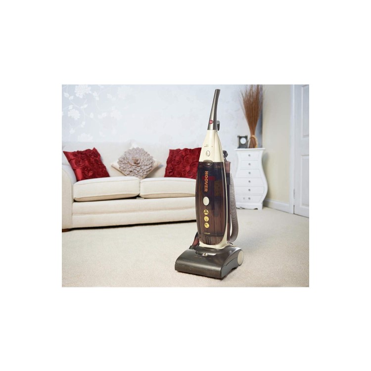 Hoover DM71DM02001 Dustmanager 700W Bagless Upright Vacuum Cleaner Brown and Cream