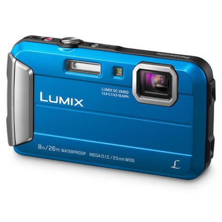 Panasonic DMC-FT30 Blue Camera Kit inc 16GB SDHC Class 10 Card & Case