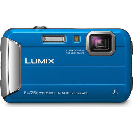 Panasonic DMC-FT30 Blue Camera Kit inc 16GB SDHC Class 10 Card & Case