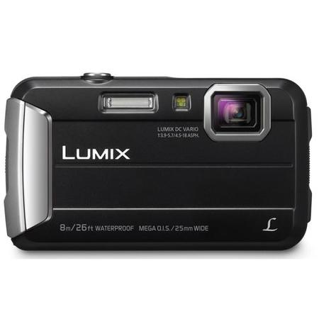 Panasonic Lumix DMC 16.1MP Optical Zoom x4 Waterproof Black Camera