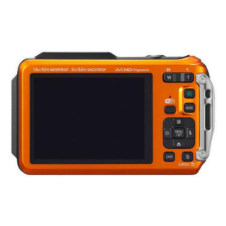 Panasonic DMC-FT5 3D Orange Camera Kit inc 8GB Class 10 SD Card and Hard Case