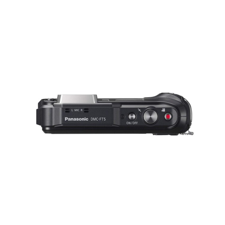 Panasonic DMC-FT5 3D Camera Black 16MP 4.6xZoom 3.0LCD 28mm Leica Wtprf GPS WiFi