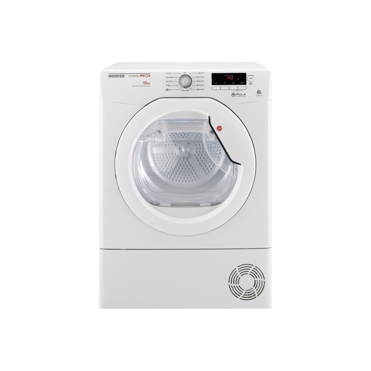 Hoover DMCD1013B-80 Aquavision 10kg Freestanding Condenser Tumble Dryer - White