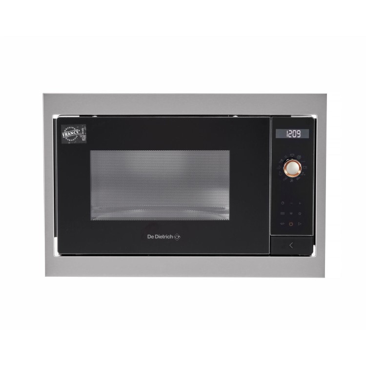 De Dietrich DMG7129X Built-in  38cm Compact Microwave And Grill 26 Litre 900W -  Platinum