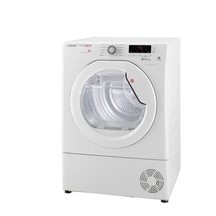 Refurbished Hoover DNCD813B-80 Freestanding Condenser 8KG Tumble Dryer White