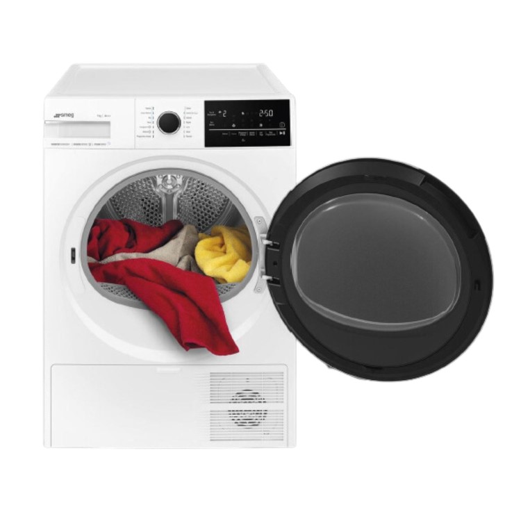 GRADE A2 - Smeg 9kg Heat Pump Tumble Dryer - White