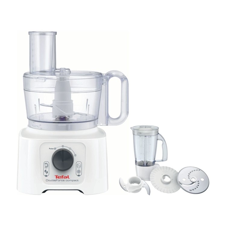 Tefal D0542140 Doubleforce Compact Food Processor - White