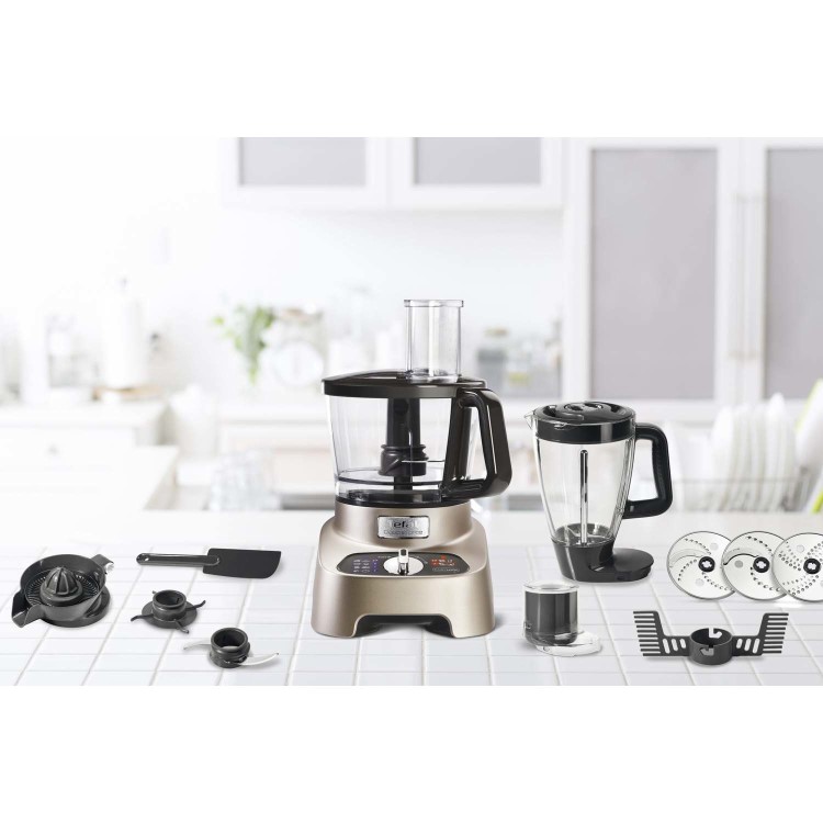 Tefal Double Force Pro Food Processor - Premium Silver
