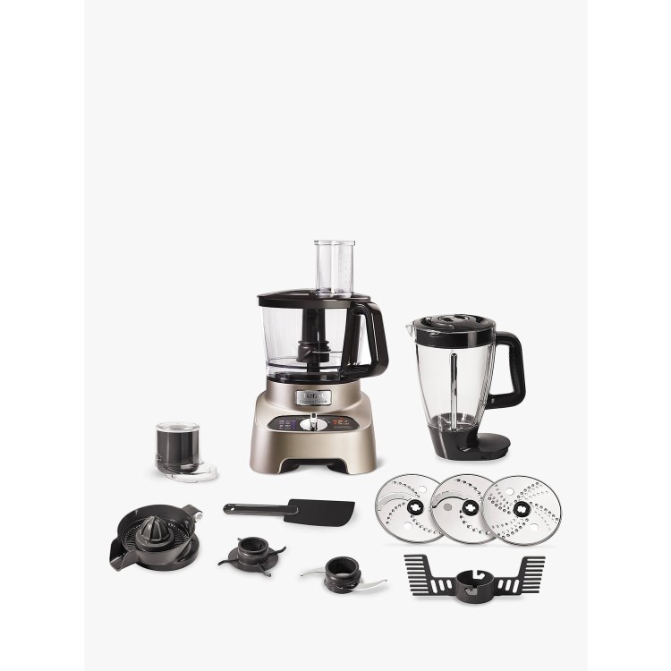 Tefal Double Force Pro Food Processor - Premium Silver