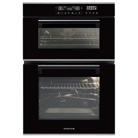 De Dietrich DOD1198B Touch Control Pyroclean Electric Built-in Double Oven - Black
