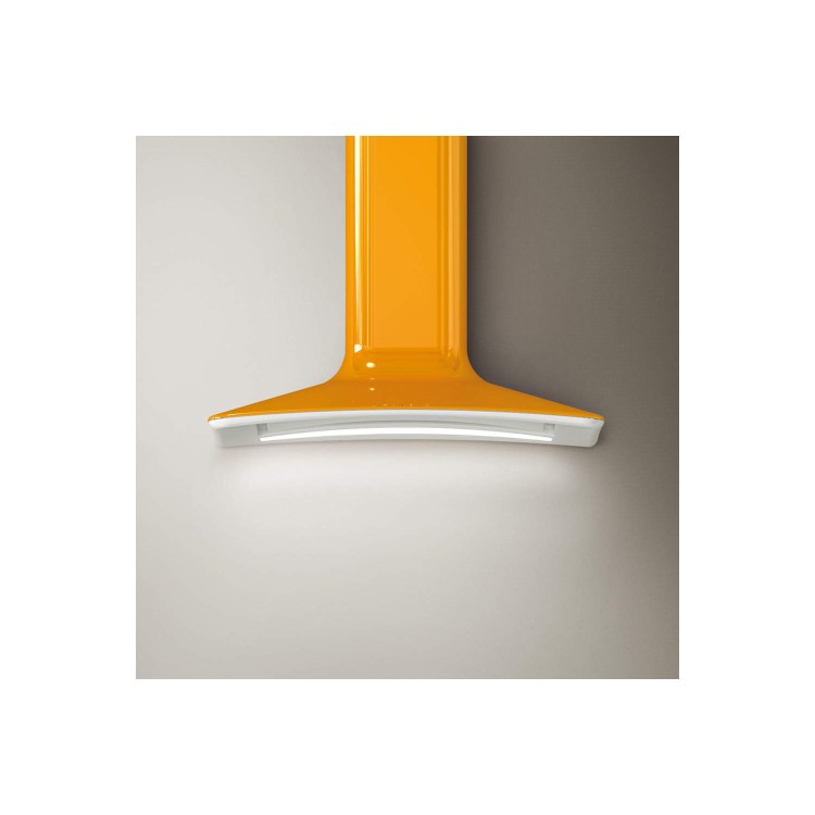Elica DOLCE-ORG Decorative Chimney Cooker Hood 860mm Orange