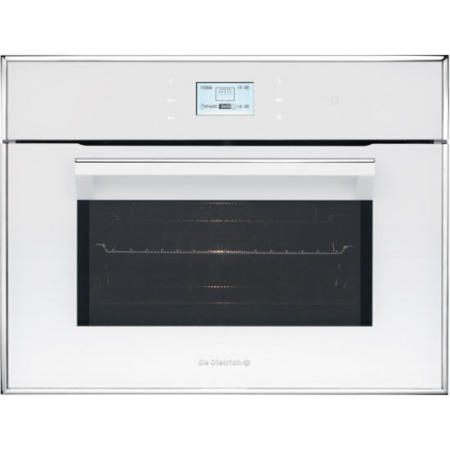 De Dietrich DOM1195W Compact Height Built-in Combination Microwave Oven White Pearl