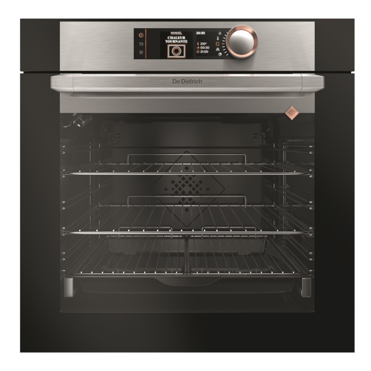 De Dietrich DOP7574X Built-in Oven Multifunction ICS Pyrolytic 73 Litre DX2 Display -  Platinum