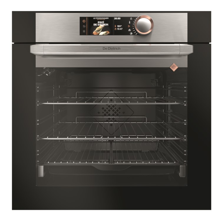 De Dietrich DOP7785X Built-in Oven Multifunction ICS Pyrolytic 73 Litre DX3 -  Display Platinum