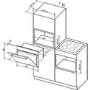 GRADE A2 - Minor Cosmetic Damage - De Dietrich DOS1045X Multifunction Compact Electric Single Oven - Stainless Steel