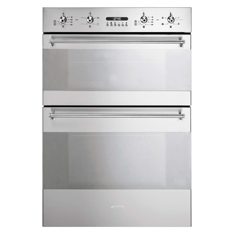 Smeg DOSC34X Classic Multifunction Electric Built In Double Oven Stainless Steel
