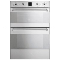 GRADE A2 - Smeg DOSC36X Classic Multifunction Electric Built In Double Oven - Stainless Steel