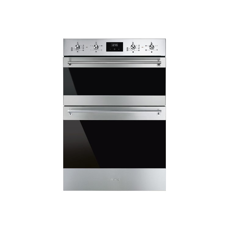 Smeg DOSF6300X Classic Multifunction Electric Built In Double Oven - Stainless Steel