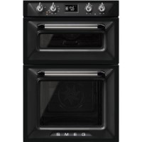 Smeg DOSF6920N1 Victoria Traditional Multifunction Electric Built In Double Oven - Black