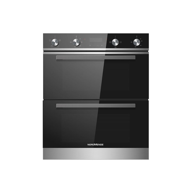GRADE A1 - Nordmende DOU415IX Multifunction Electric Built Under Double Oven - Stainless Steel
