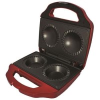 Gourmet Gadgetry DOUBLE PIE MAKER Nov14 Retro Diner Double Pie Maker Red