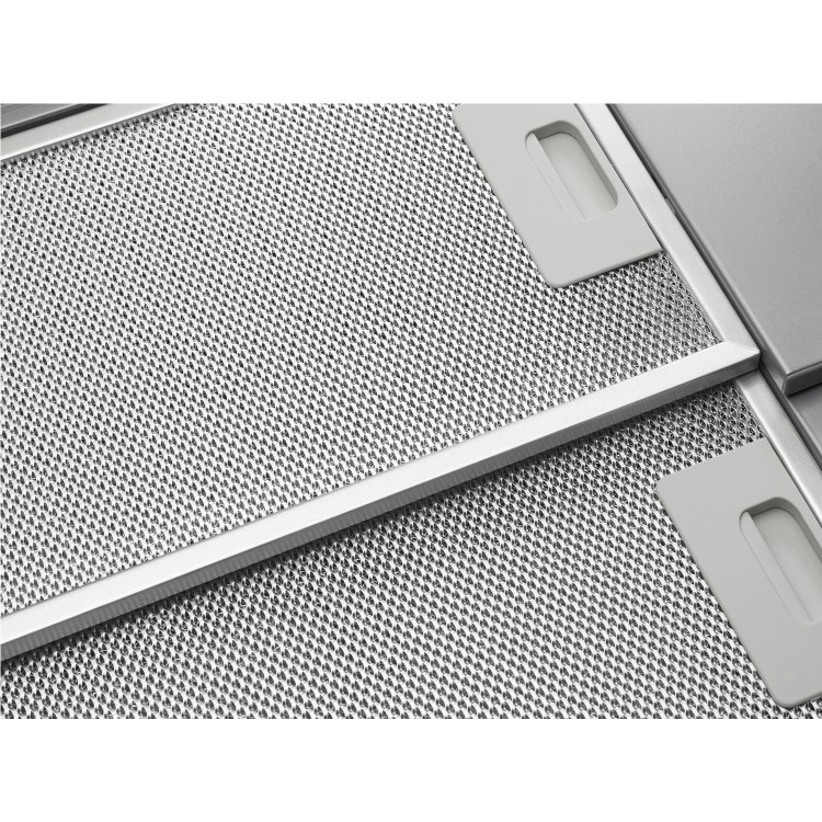 AEG DPB2920M 90cm Grey Painted AEG DPB2920M 90cm Grey Built-In Telescopic Cooker Hood Stainless Steel