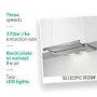 AEG DPB3631S 60cm Telescopic Canopy Cooker Hood - Stainless Steel