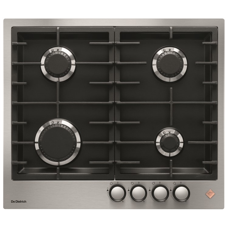 De Dietrich 60cm 4 Burner Gas Hob - Stainless Steel