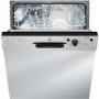 INDESIT DPG15B1NX Ecotime 13 Place Semi Integrated Dishwasher with Quick Wash - Stainless Steel