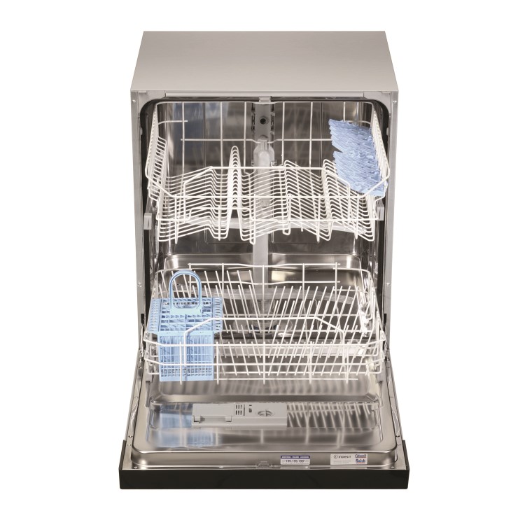INDESIT DPG15B1NX Ecotime 13 Place Semi Integrated Dishwasher with Quick Wash - Stainless Steel