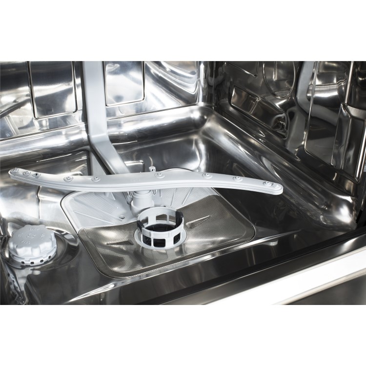 GRADE A1 - Indesit DPG15B1NX 13 Place Semi-Integrated Dishwasher-Stainless Steel