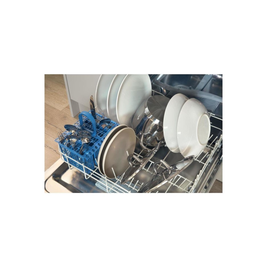 INDESIT DPG15B1NX Ecotime 13 Place Semi Integrated Dishwasher with
