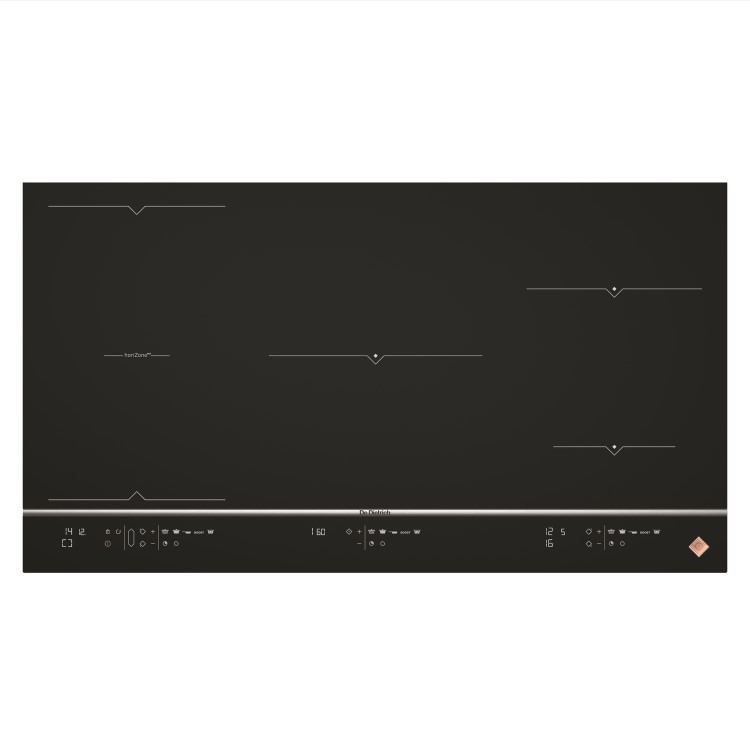 Refurbished De Dietrich DPI7965X 90cm Horizone Induction Hob 8 Functions Black